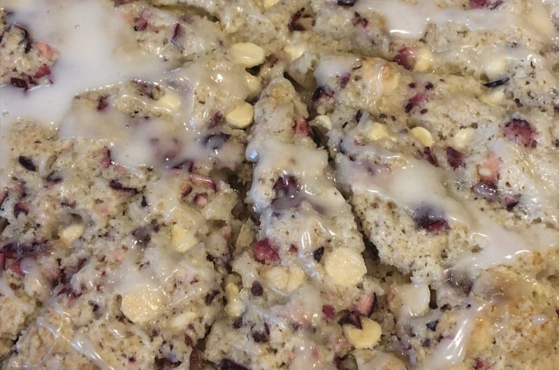 Cranberry and White Chocolate Scones