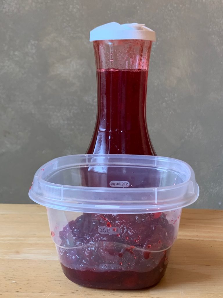 Brandied Cranberry Syrup