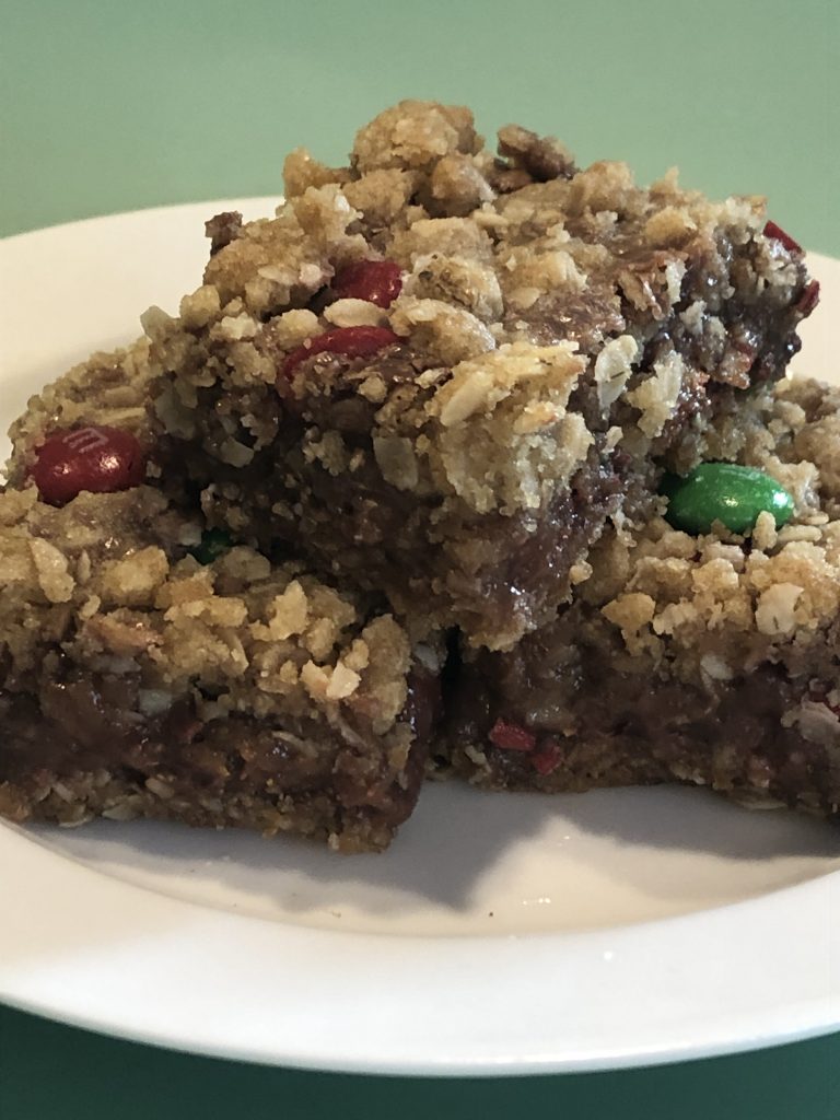 Festive Fudge-filled Bars