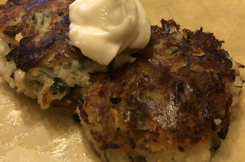 Zucchini Cakes with Garlic Aioli