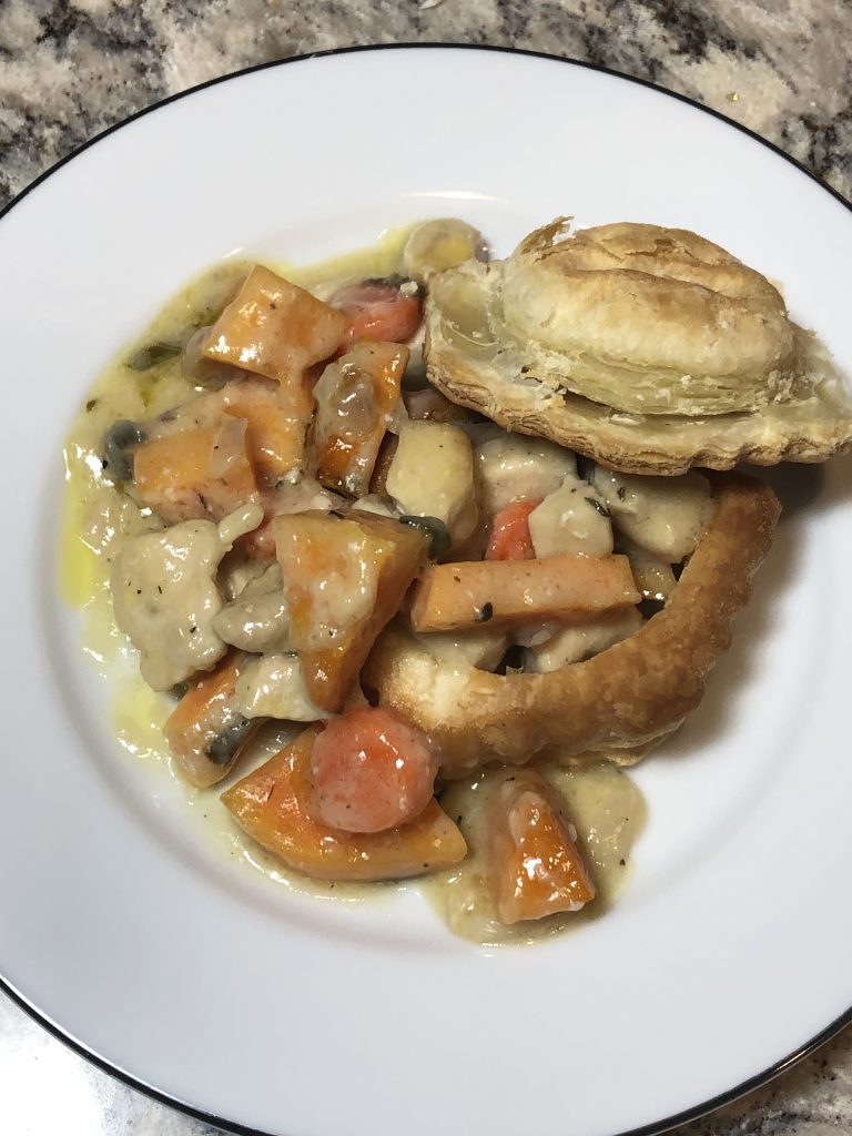 Chicken and Wine Pot Pie