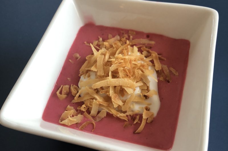 Coconut Raspberry Whip